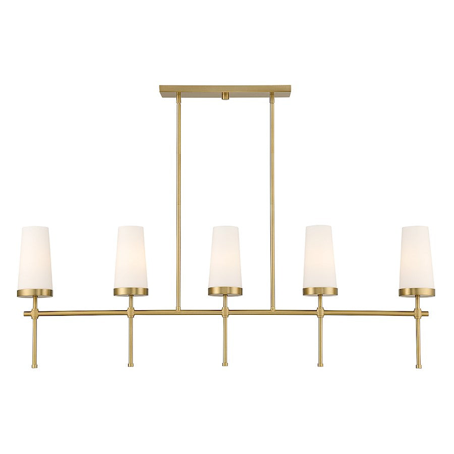Essentials Haynes 5 Light Linear Chandelier