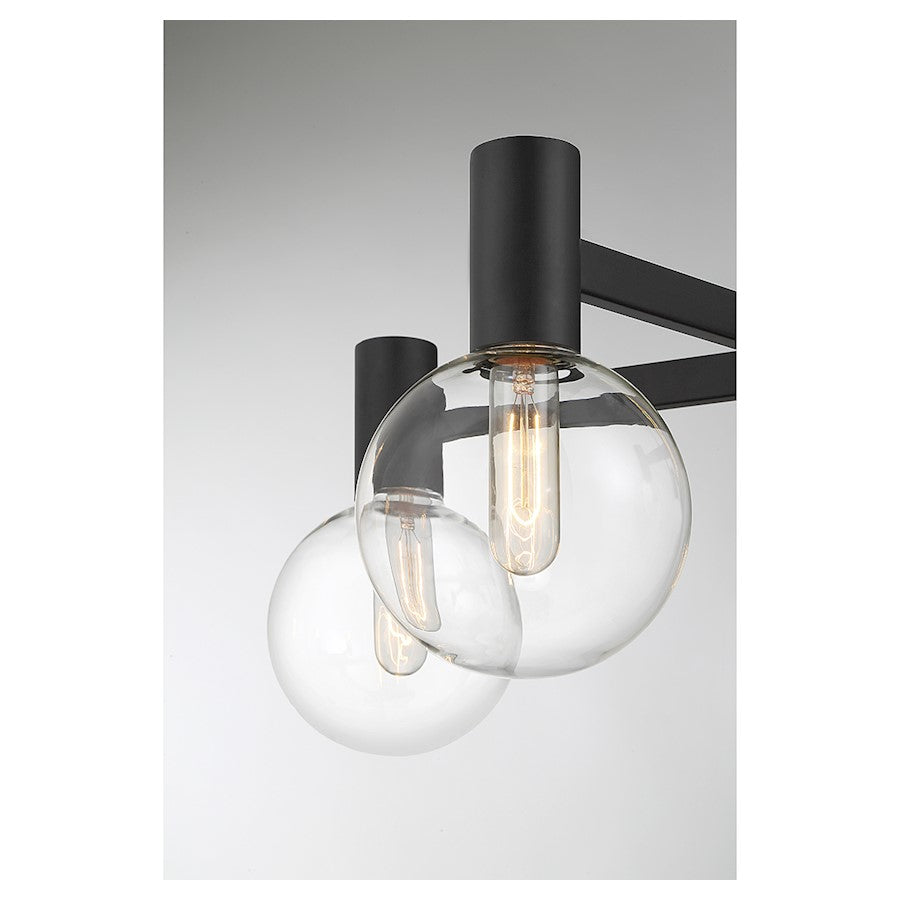 5-Light Chandelier, Matte Black