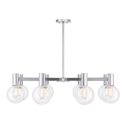 8-Light Chandelier, Chrome