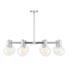 Savoy House Wright 8-Light Chandelier, Chrome - 1-3074-8-11