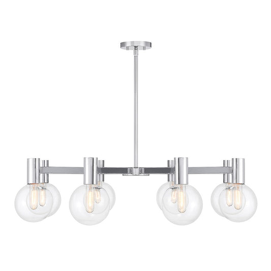 8-Light Chandelier, Chrome
