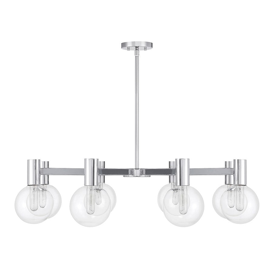 8-Light Chandelier, Chrome