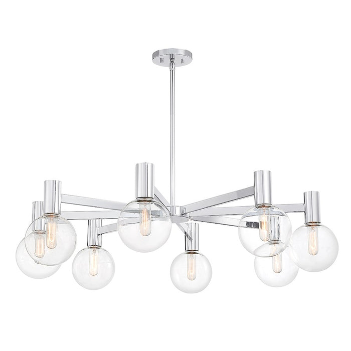 Savoy House Wright 8-Light Chandelier, Chrome