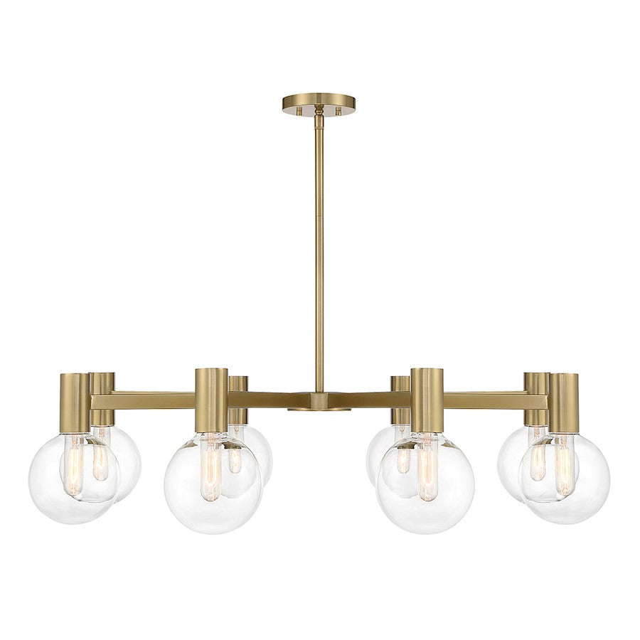 Savoy House Wright 8-Light Chandelier, Warm Brass - 1-3074-8-322