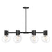 Savoy House Wright 8-Light Chandelier, Matte Black - 1-3074-8-89