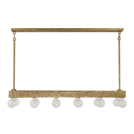 Savoy House Etereo 14 Light Linear Chandelier, Spumante