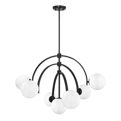 Marias 7-Light Chandelier, Matte Black