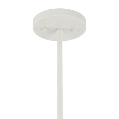 Savoy House Lunara 6 Lt Chandelier, Cotton/White Cotton, Cotton