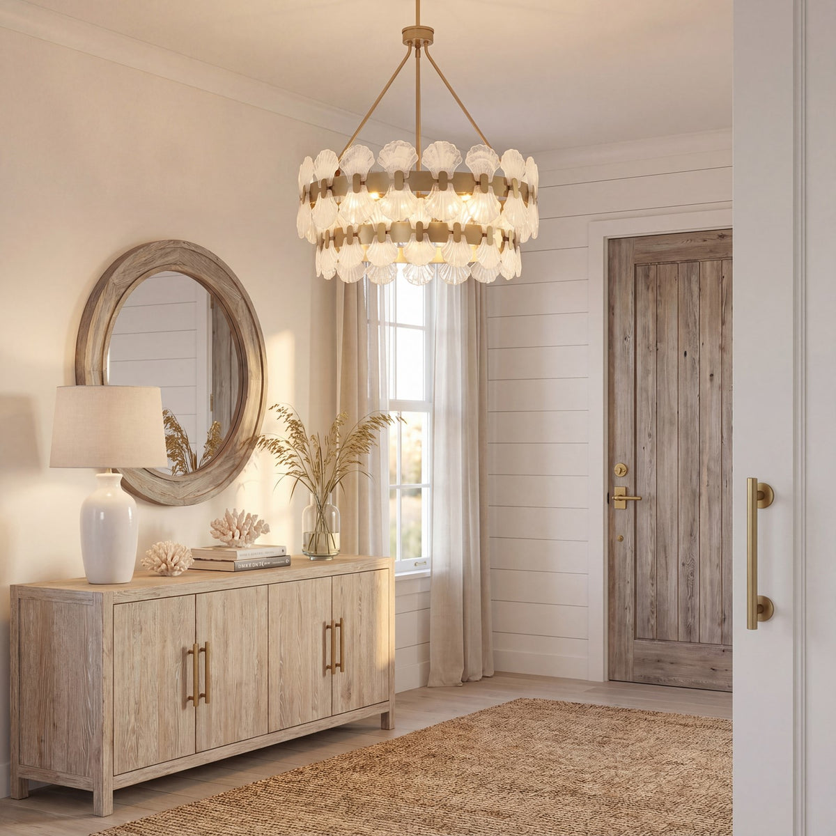 Savoy House Bancroft 5 Lt Chandelier, Noble Brass