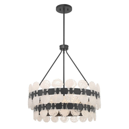 Savoy House Bancroft 5 Lt Chandelier, Matte Black