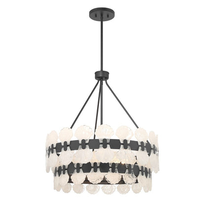 Savoy House Bancroft 5 Lt Chandelier, Matte Black