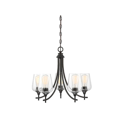 Savoy House Octave 5-Light Chandelier, English Bronze - 1-4032-5-13