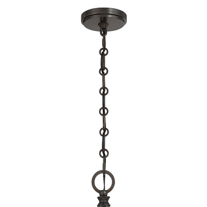 Savoy House Aragon 5 Light Chandelier, Mediterranean Bronze/Clear