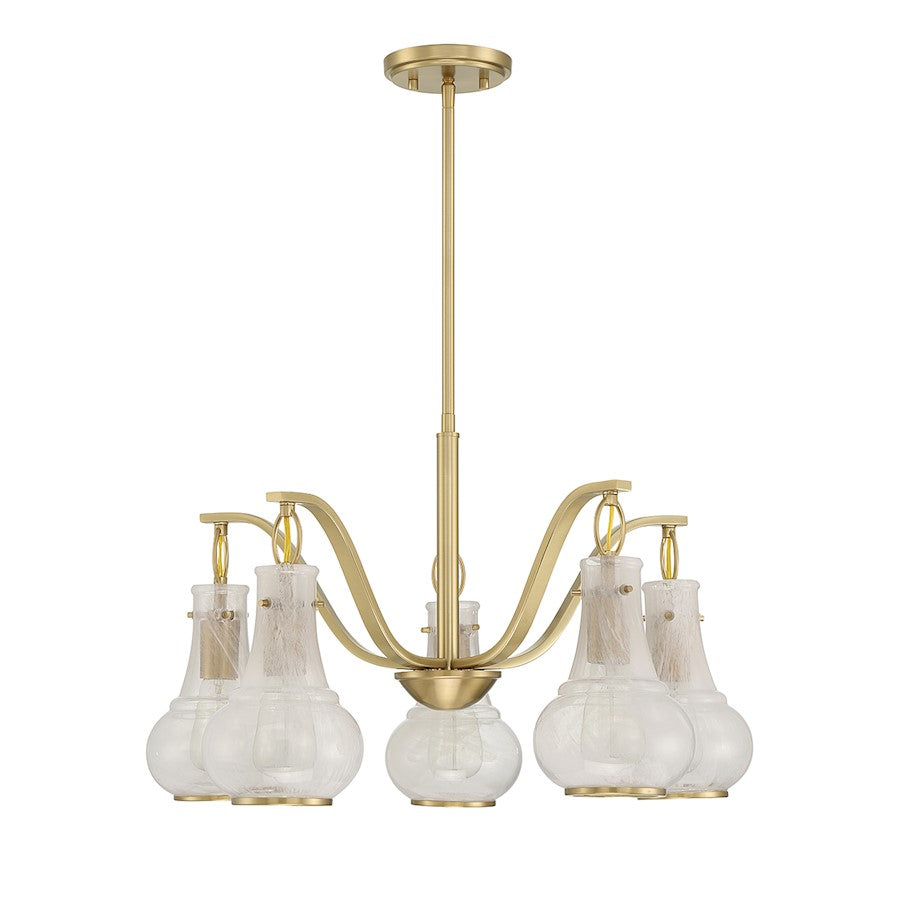 Savoy House Adams 3-Light Chandelier, Warm Brass - 1-4418-3-322