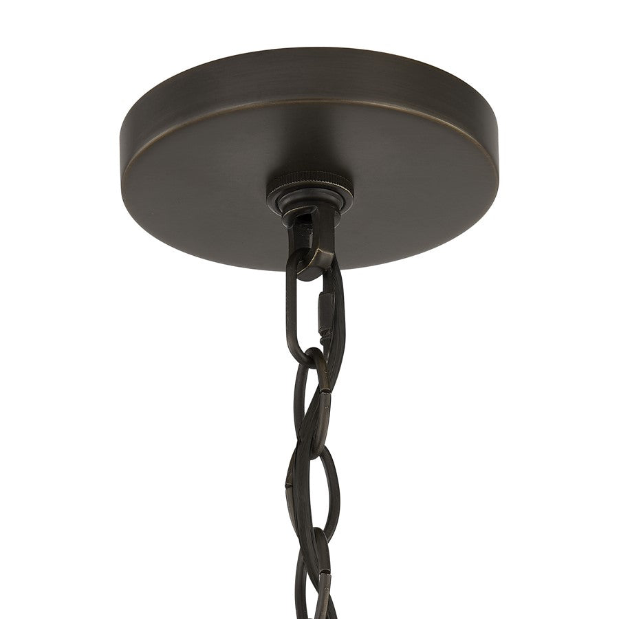 Savoy House Weston 6 Lt Chandelier, Mediterranean