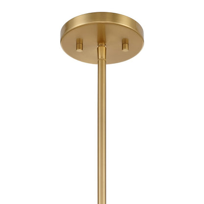 Savoy House Conrad 8 Lt Chandelier, White, Warm Brass