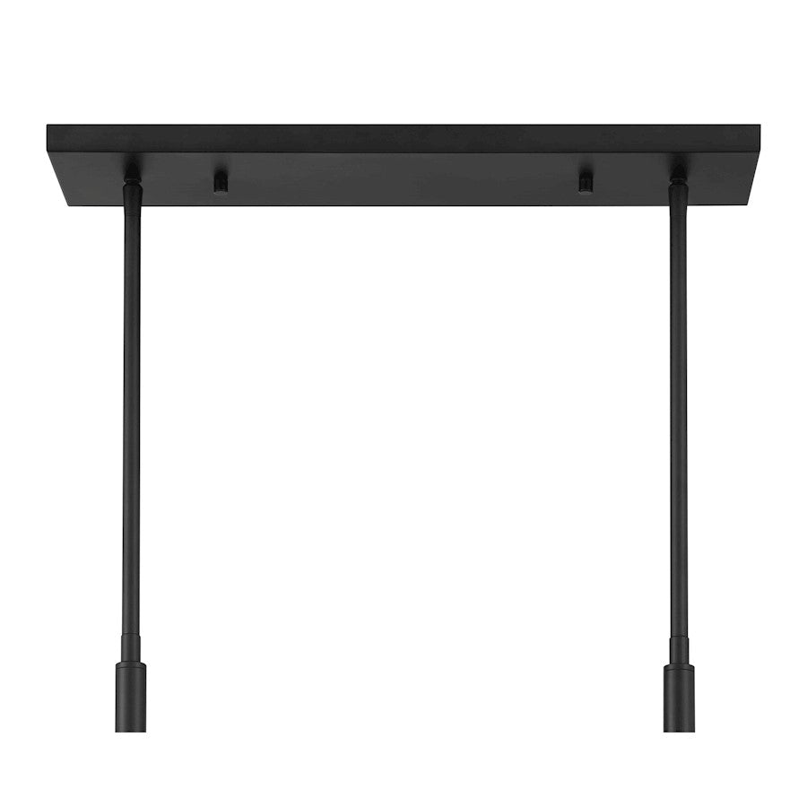 Savoy House Balfour 8 Light Linear Chandelier, Matte Black