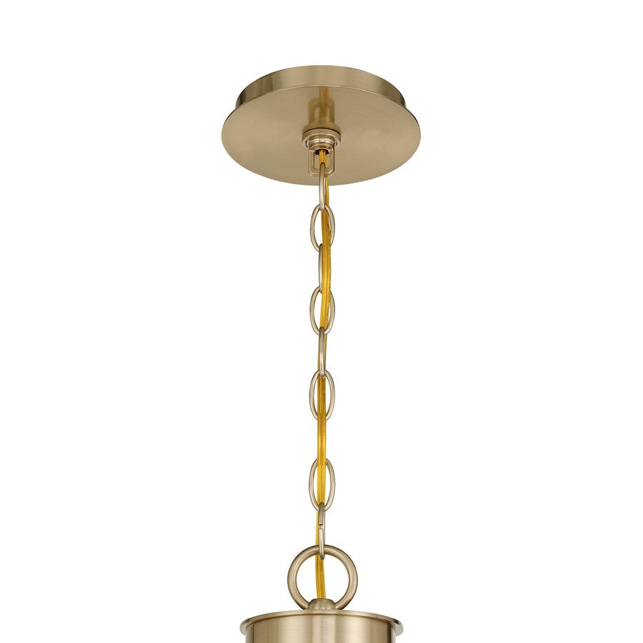 Savoy House Florena 10 Lt Chandelier, White, Noble Brass