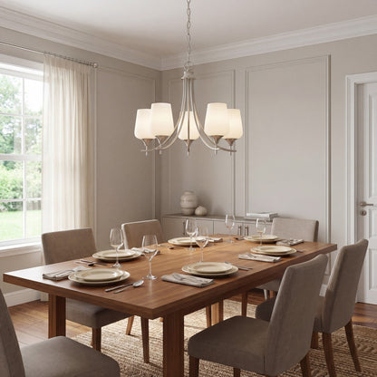 Savoy House Essentials Octave Lt Chandelier, Satin, Satin Nickel
