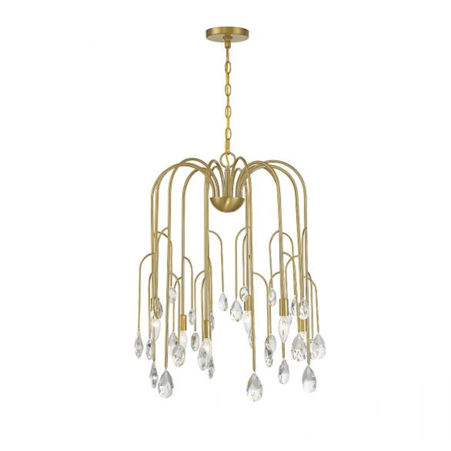 Anho Light Chandelier, Noble Brass