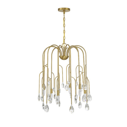 Anho Light Chandelier, Noble Brass