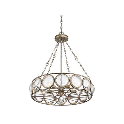 5-Light Chandelier, Brittannia Gold