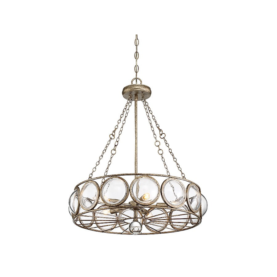 5-Light Chandelier, Brittannia Gold