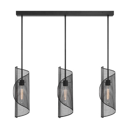 Savoy Essentials Hillbourne 3Lt Linear Chandelier, Matte Black - 1-8031-3-89