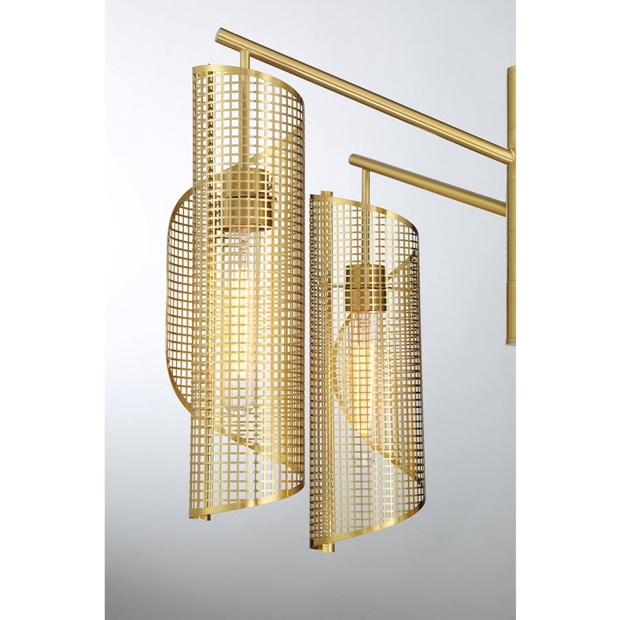 Savoy Essentials Hillbourne 5 Light Chandelier, Warm Brass