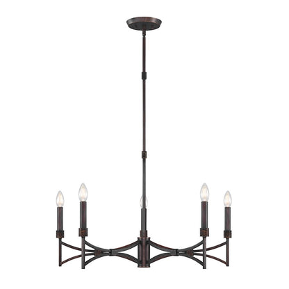 Savoy House Gardner 5 Light Chandelier, Champagne Mist - 1-8167-5-26