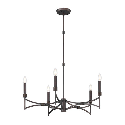 Savoy House Gardner 5 Light Chandelier, Champagne Mist