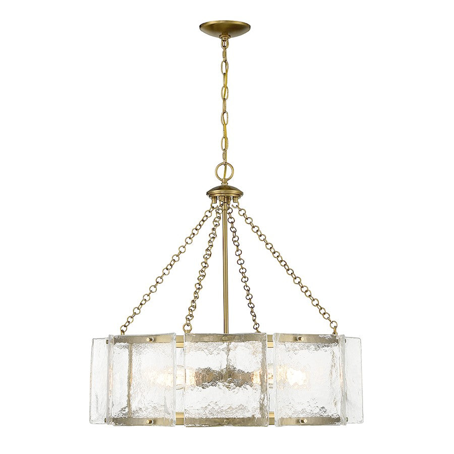 Savoy House Genry 5-Light Pendant, Warm Brass - 1-8200-5-322