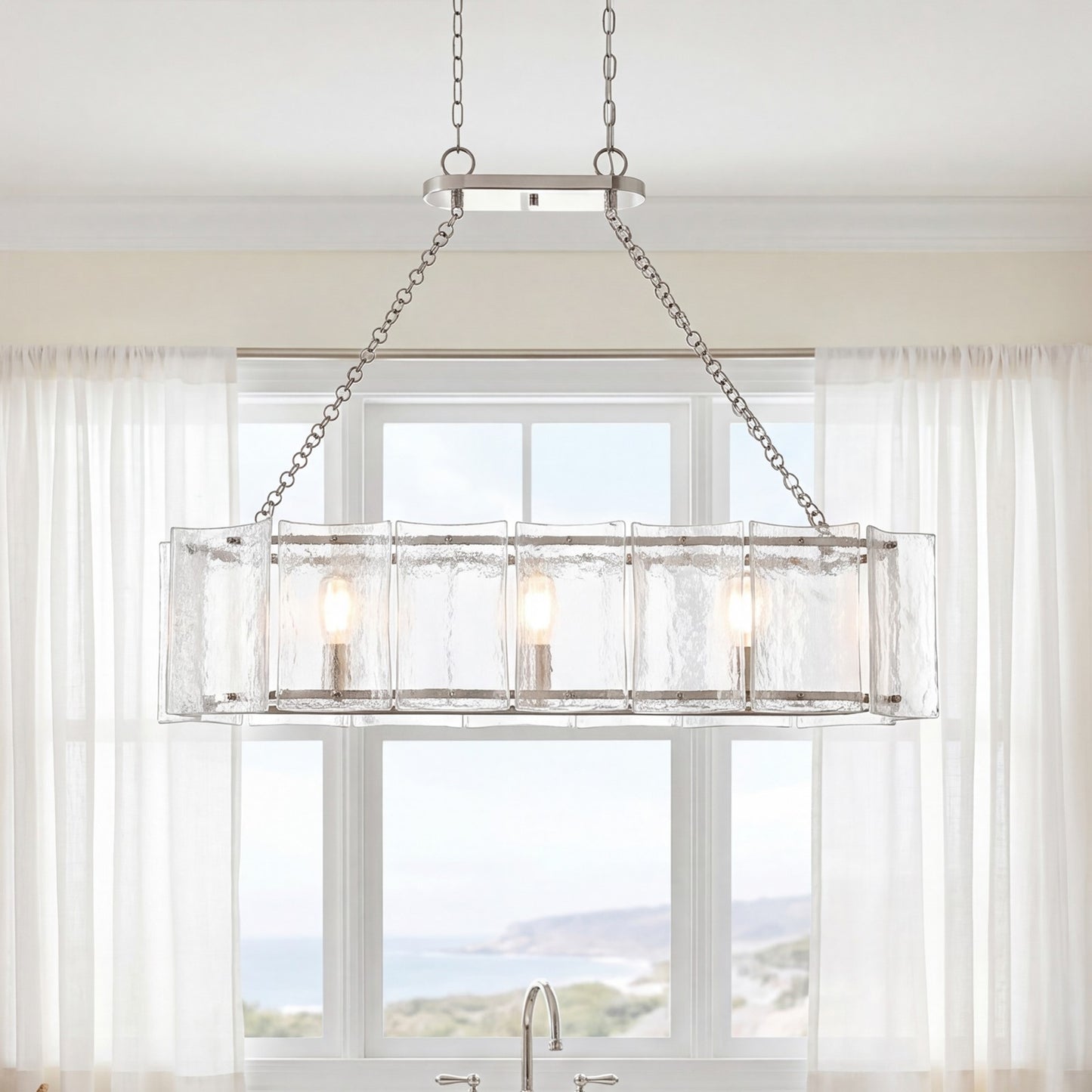Essentials Genry 3 Light Linear Chandelier