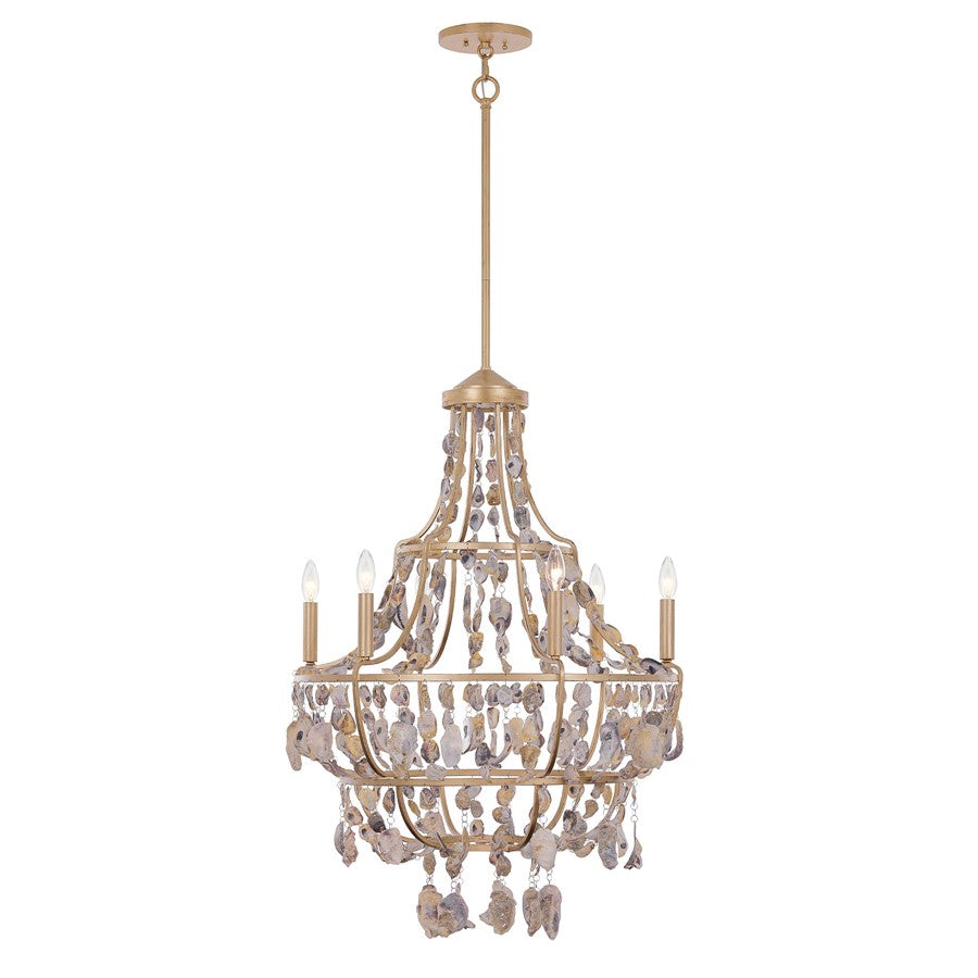 Savoy House Leanne 6 Lt Chandelier, Chandon