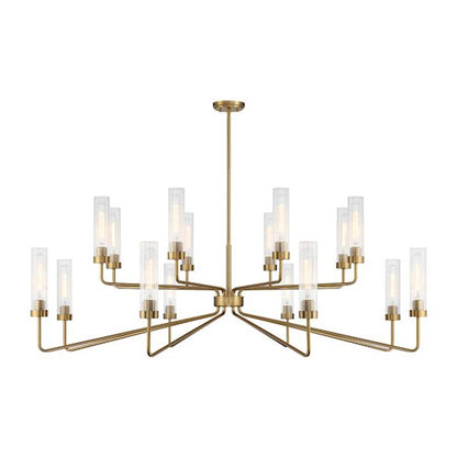 8 Light Chandelier, Matte Black