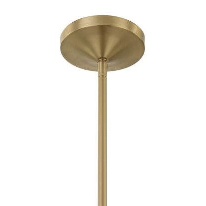 Savoy House Constantine 4Lt Chandelier, Sheer, Warm Brass