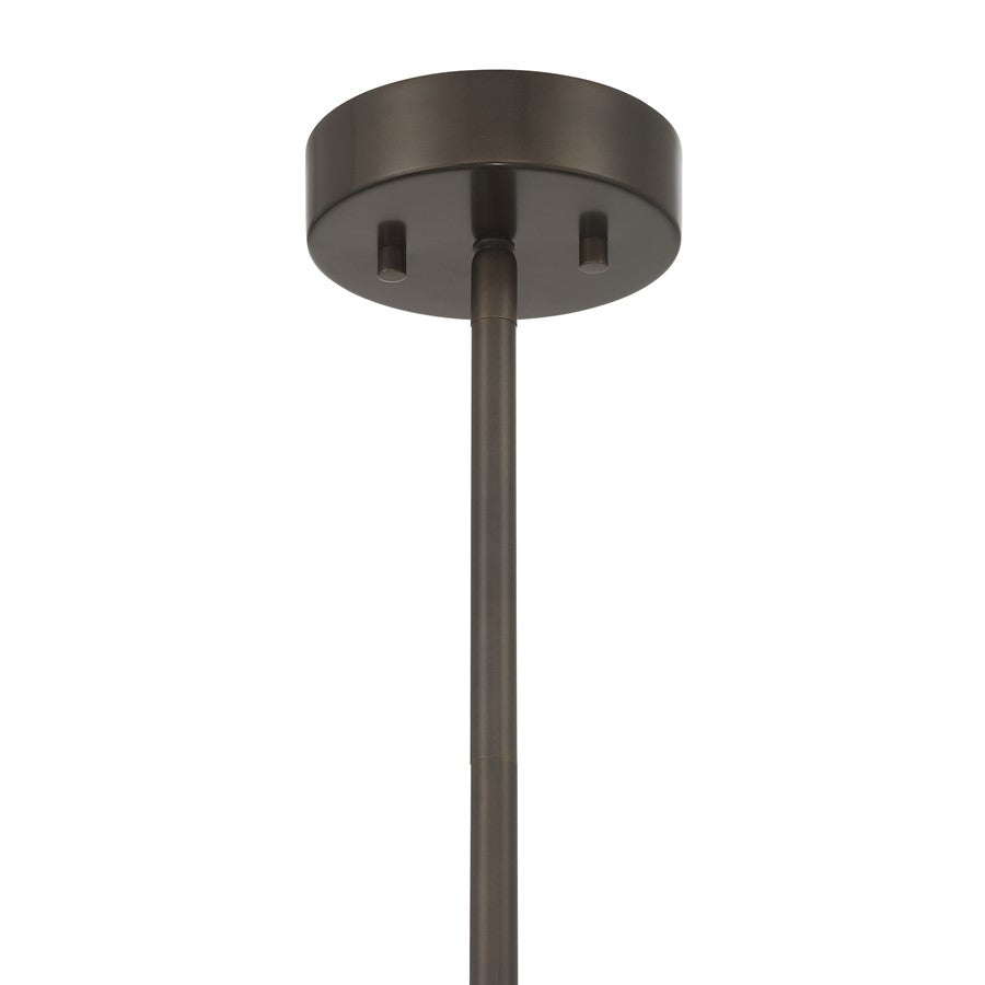 Savoy House Linden 8Lt Chandelier, Bronze/Clear Seeded