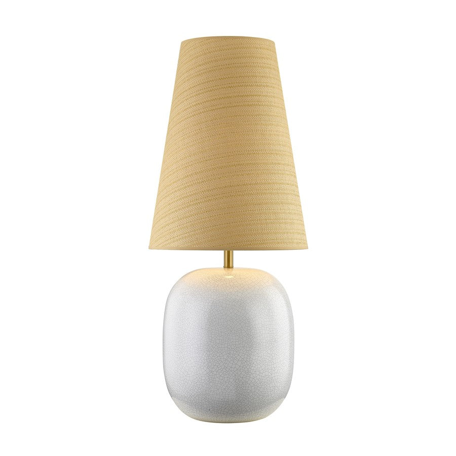 Savoy House Aurora 1 Lt Table Lamp, White/Beige