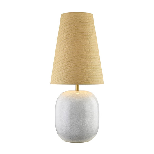 Savoy House Aurora 1 Lt Table Lamp, White/Beige