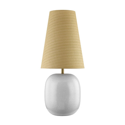 Savoy House Aurora 1 Lt Table Lamp, White/Beige