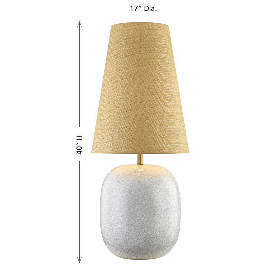 Savoy House Aurora 1 Lt Table Lamp, White/Beige