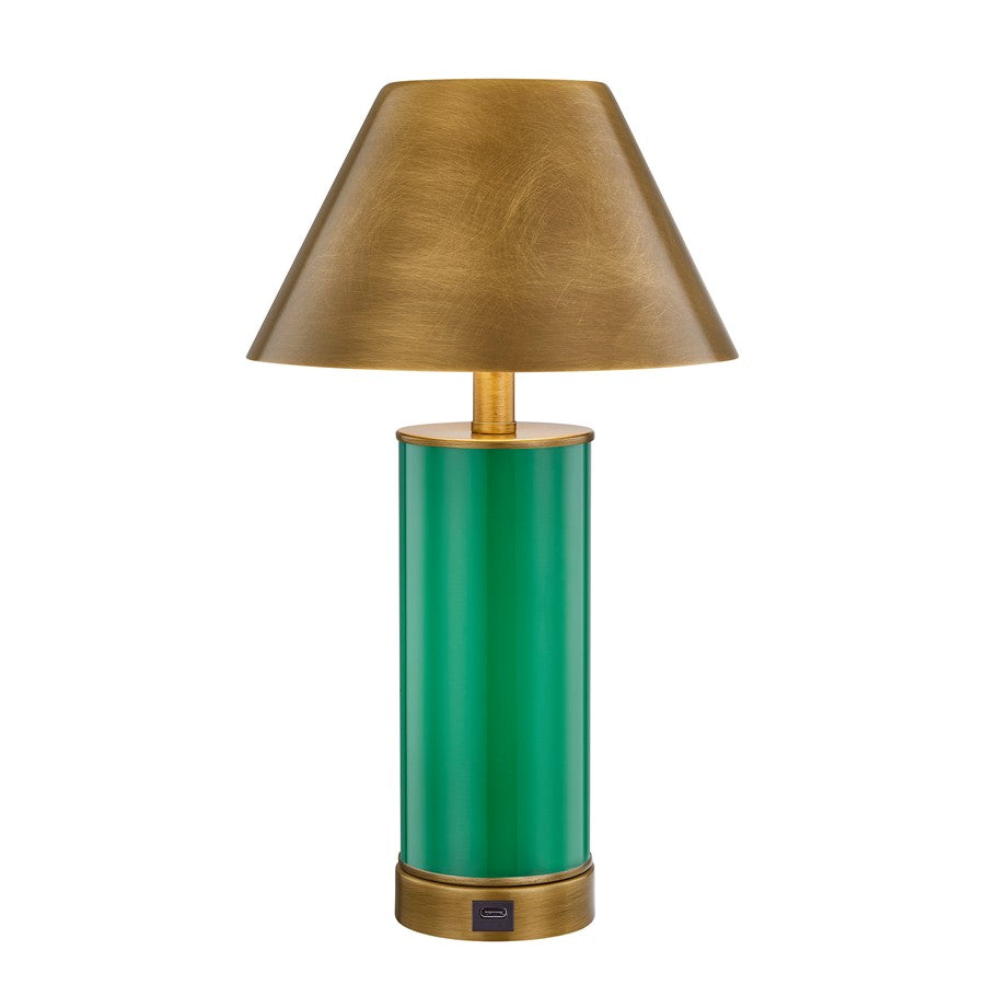 Savoy House Coco & Dash Molly Lt Table Lamp, Jolly Green