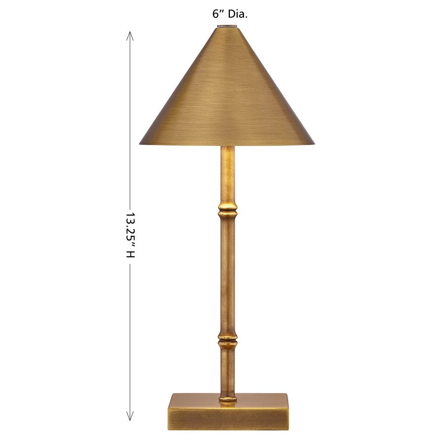 Savoy House Coco & Dash Mae Lt Table Lamp, Brass Bamboo