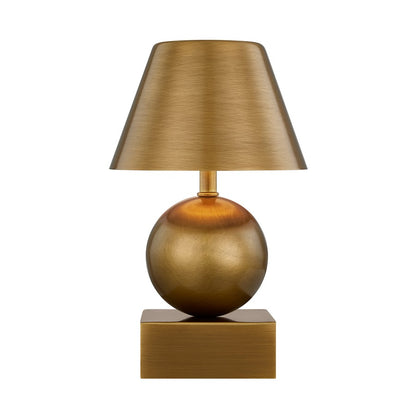 Savoy House Coco & Dash Silas Lt Table Lamp, Rechargable, Brass