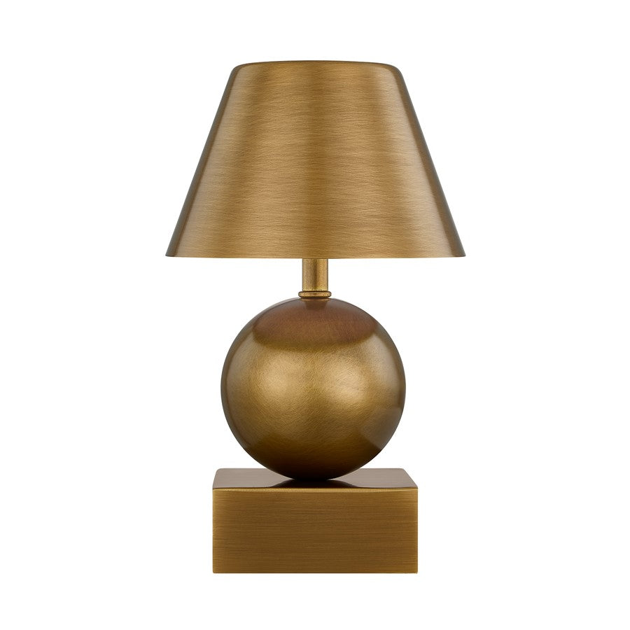 Savoy House Coco & Dash Silas Lt Table Lamp, Rechargable, Brass
