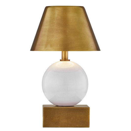 Savoy House Coco & Dash Silas Lt Table Lamp, Ceramic and Brass - 11-CD06RC-CB