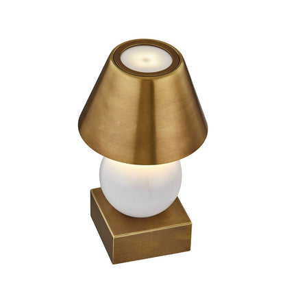 Savoy House Coco & Dash Silas Lt Table Lamp, Ceramic and Brass