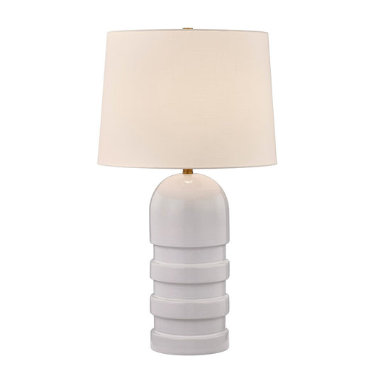 Savoy House Coco & Dash Wehunt 1 Lt Table Lamp, White