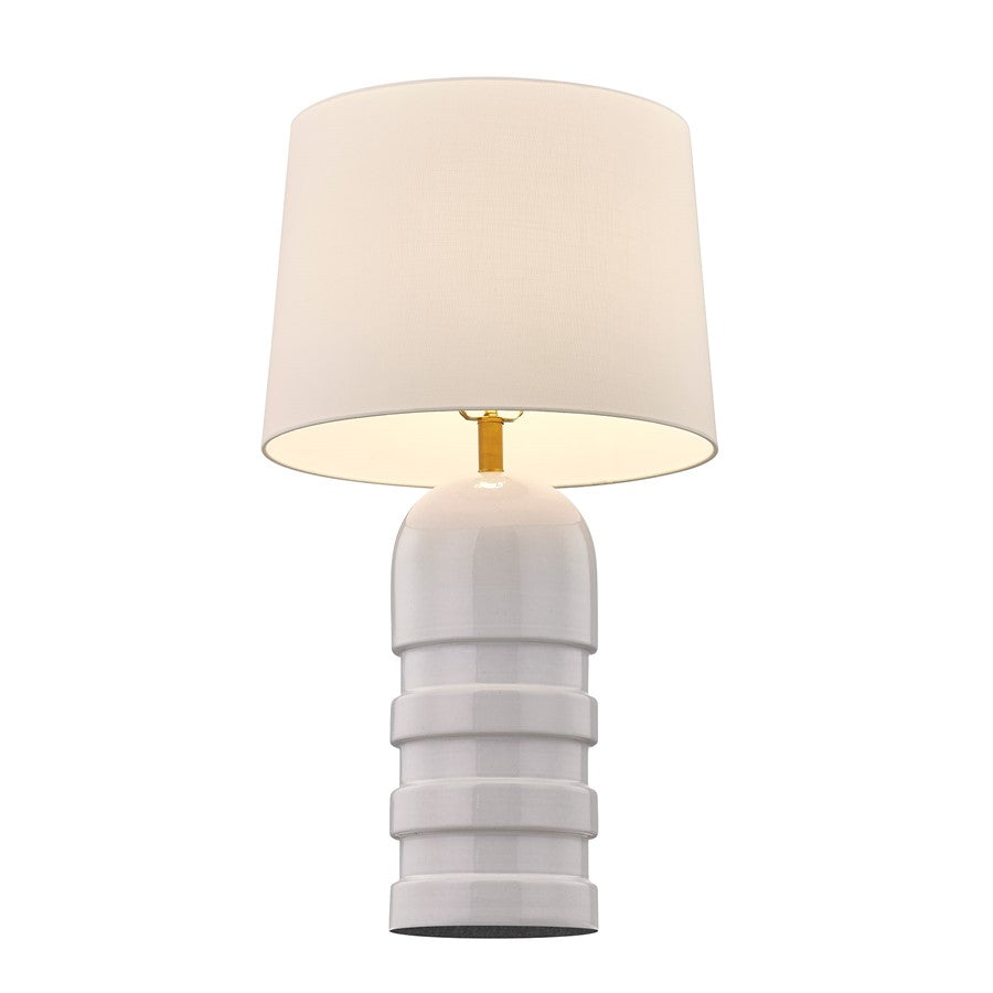 Savoy House Coco & Dash Wehunt 1 Lt Table Lamp, White