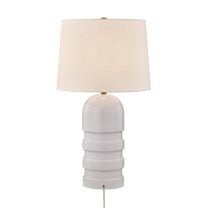Savoy House Coco & Dash Wehunt 1 Lt Table Lamp, White